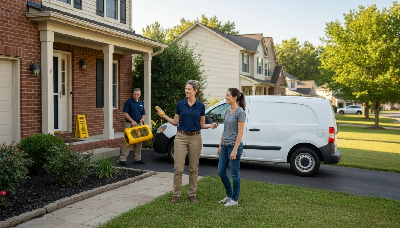 Residential water damage restoration in Moriah Center, NY